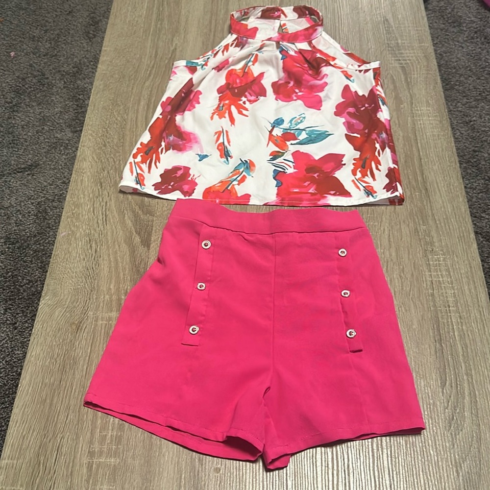 SHEIN 2 piece girls vacation/summer outfit